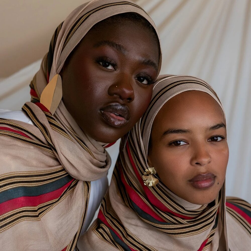 Vela scarves Heirloom stripe